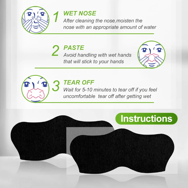 

1/6/24pcs Nose Blackhead Remover Mask Pore Cleaner Acne Treatment Mask Deep Nose Pore Cleasing Plaster Black Head Remover Tool