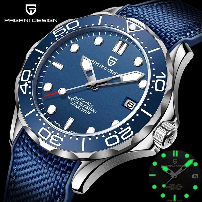 

2021 New PAGANI DESIGN 007 Men's Mechanical Watches Brand Luxury Automatic Watch Men Waterproof Wristwatch Japan NH35 Clock man