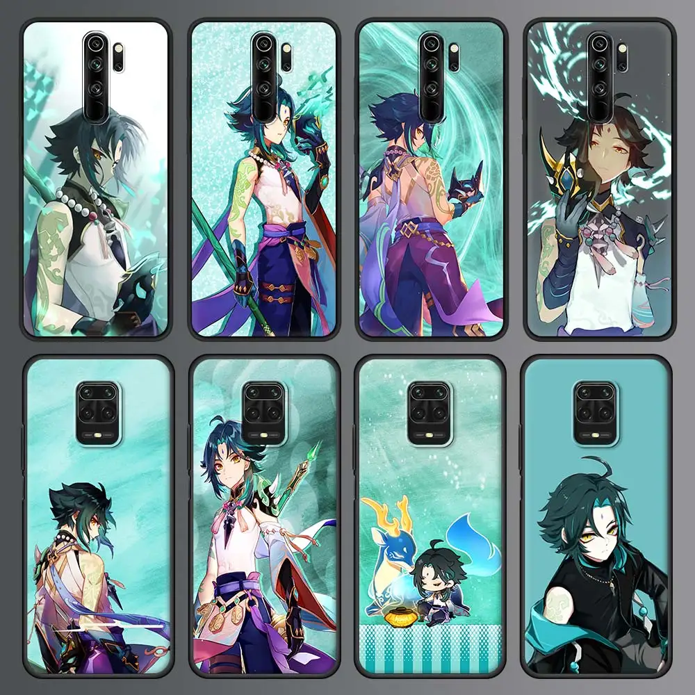 

Genshin Impact Xiao Game Phone Case For Xiaomi Redmi Note 9S 9 8 10 Pro 8T 9C 9A 8A Soft Silicone Smart Back Cover Mobile Bag