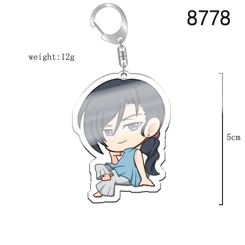 Брелок для ключей из японского аниме акриловый мультяшный брелок с рысь лусь