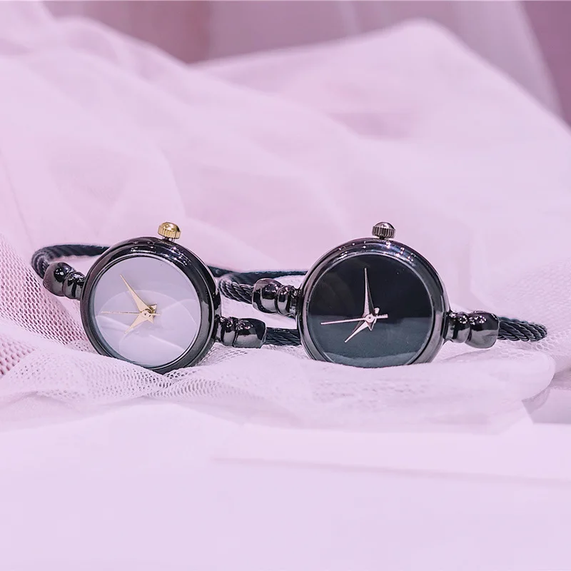 Kein Mabstab Minimalis женский креативный Uhren Luxus Mode Kunst Wilde bliche quarquarz Armbanduhren Geschenke | Наручные
