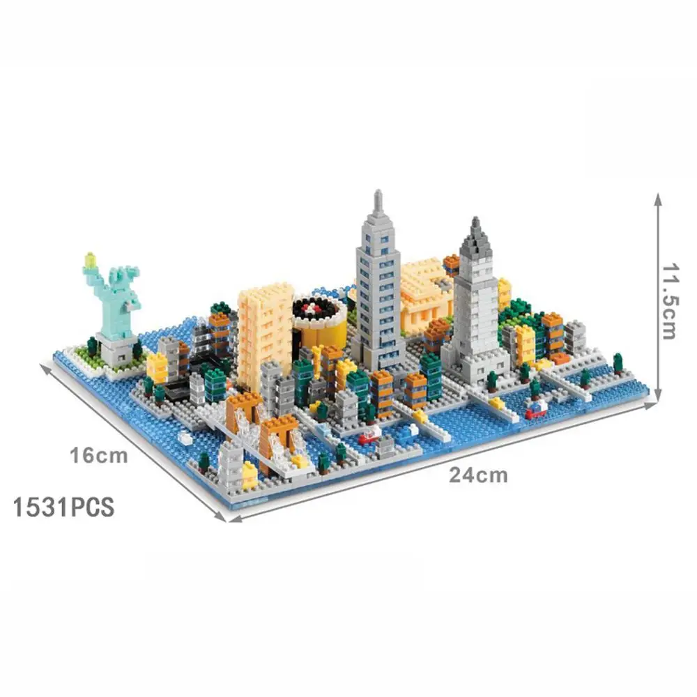 Лидер продаж строительные блоки Lepining город США Нью Йорк и Великобритания Лондон