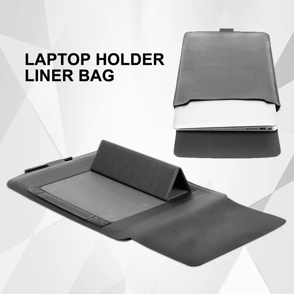 Чехол-подставка из мягкой искусственной кожи для ноутбука Macbook Air Pro 13 14 15 6 дюймов