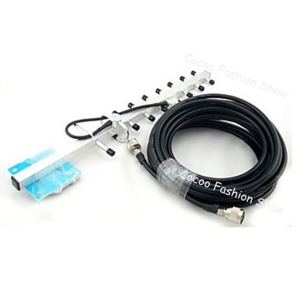 

ZQTMAX dcs repeater gsm 1800 mobile signal booster 75dbi 4g lte Cellular amplifier with 13db yagi antenna sets