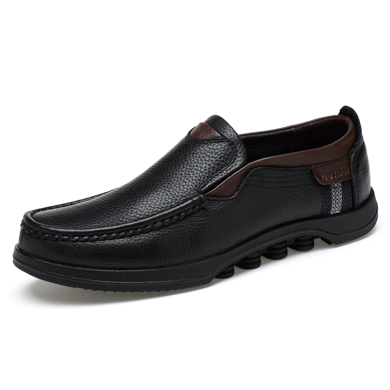

Men's Shoes Casual Shoes New Spring Men's Outdoor Soft Genuine Leather Breathable Comfort Joker Driving Shoes Leather Shoes *