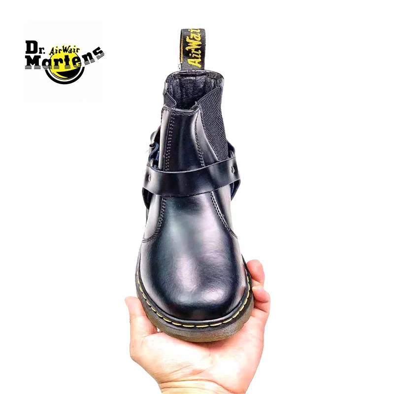 Мужские и женские ботинки Dr.Martens без шнуровки с ремешком на пряжке челси унисекс