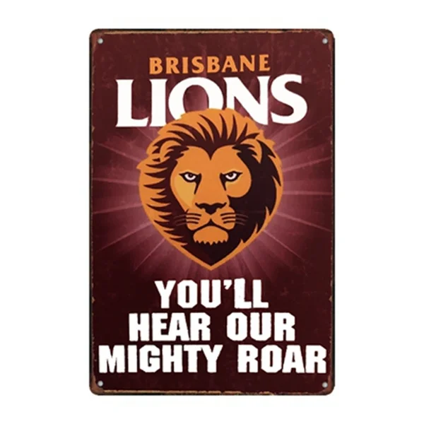 Львы металлическая жестяная вывеска 20*30 см наклейки Декор Бар паб дома Винтаж