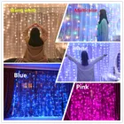 Гирлянда, светодиодная с дистанционным управлением, 3 х3 м, 300 светодиодов