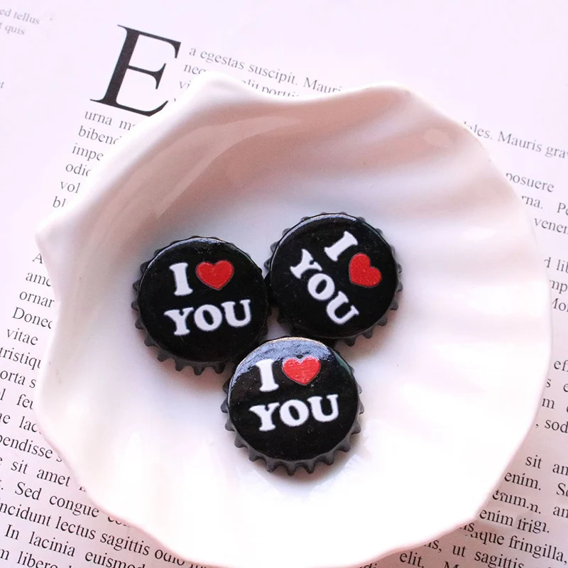 10 шт Бутылка кавайи Кепки плоской задней кабошон плоская задняя подходит для