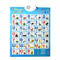 russian alphabet sound poster learn machine electronic kids learning toys educational chart children early teaching gift
