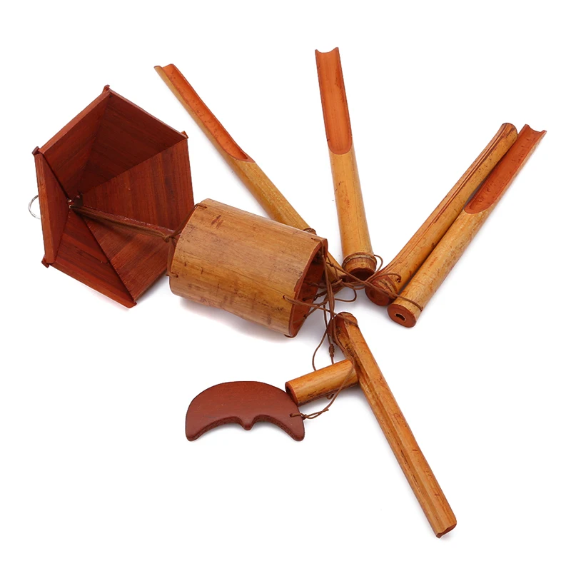 Бамбуковые колокольчики мобильный колокольчик висячие украшения для дома