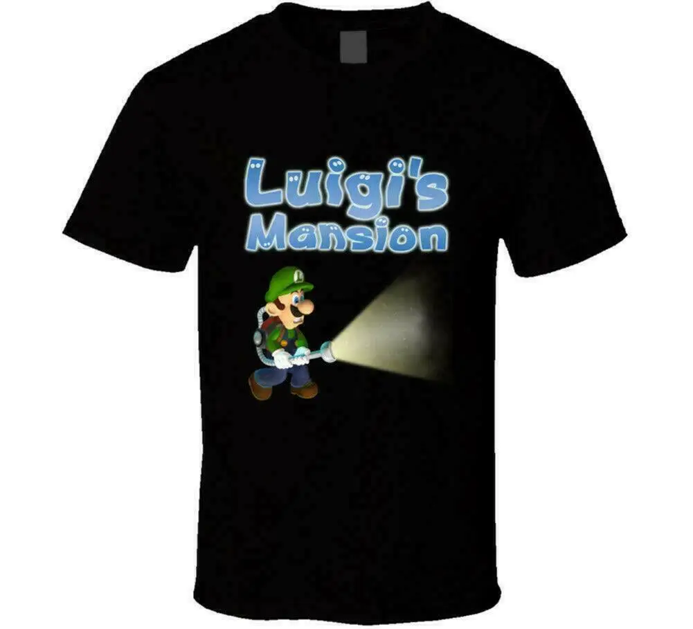LUIGI'S MANSION SUPER MARIO BROS Мужская футболка много цветов подарок от нас 100% хлопок и