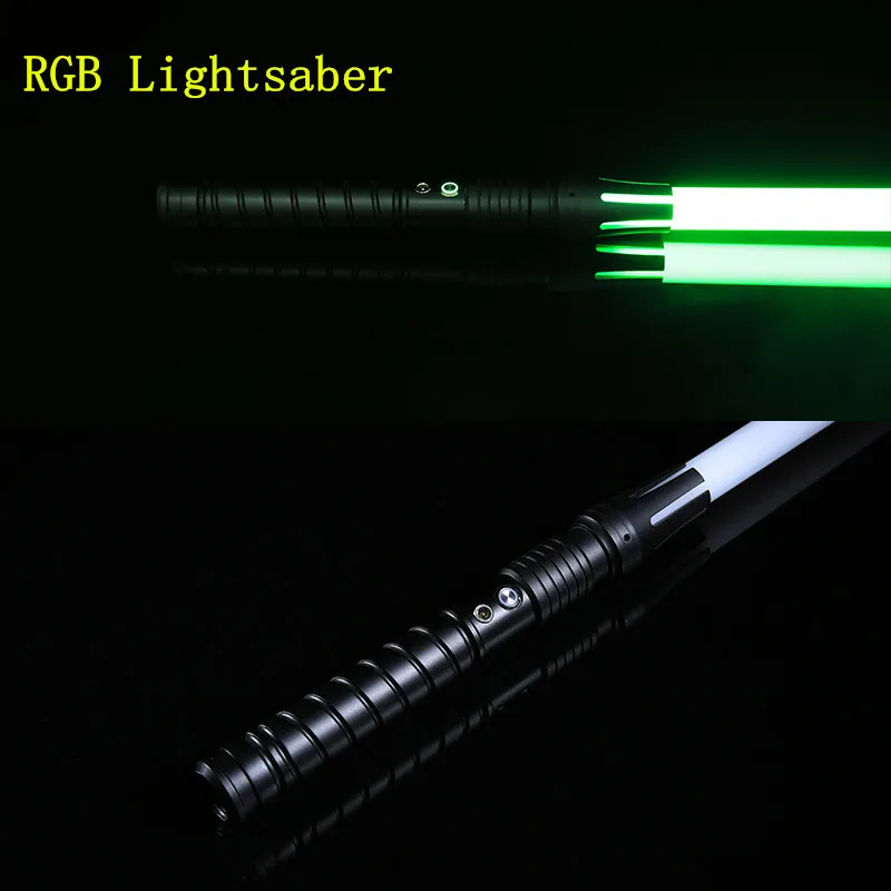 Световой меч RGB металлический Косплей мальчик девочка Espadaes войны Игрушка