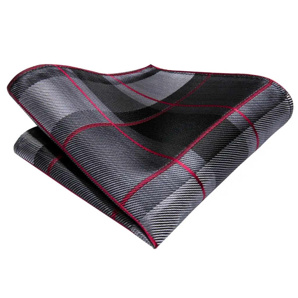 Мужской галстук бабочка черный/красный/клетчатый для свадьбы LH 2007|Мужские