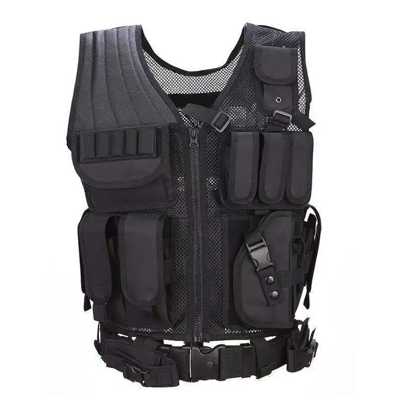 

Outdoor Equipment Tactical Vest Waistcoat Mesh Vest Breathable Waistcoat Army Fans Protection Equipment Training Clothes CS