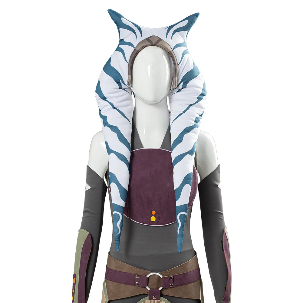 Костюм для косплея Звёздные повстанцы Ahsoka Tano костюмы униформа на Хэллоуин