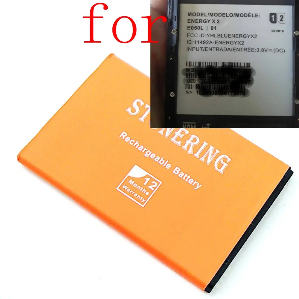 Stonering высокое качество C906052400L 4000mAh батарея для BLU E050 E050U Energy X2 сотовый телефон|battery
