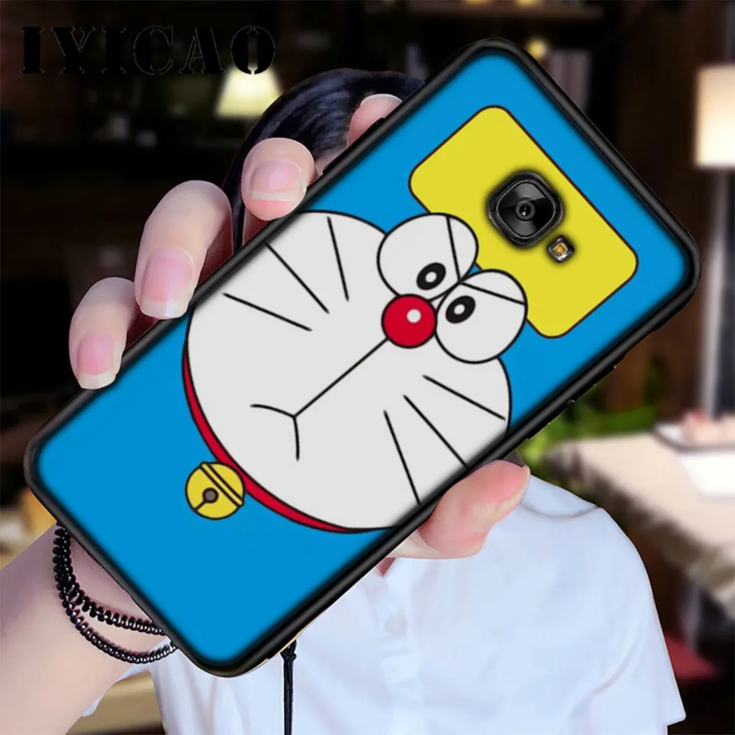 IYICAO Doraemon Cartoon Soft Case for Samsung Note 8 9 10 Plus A70 A50 A40 A20 A10 M40 M10 M20 M30 A10S A20S A30S A40S A50S |