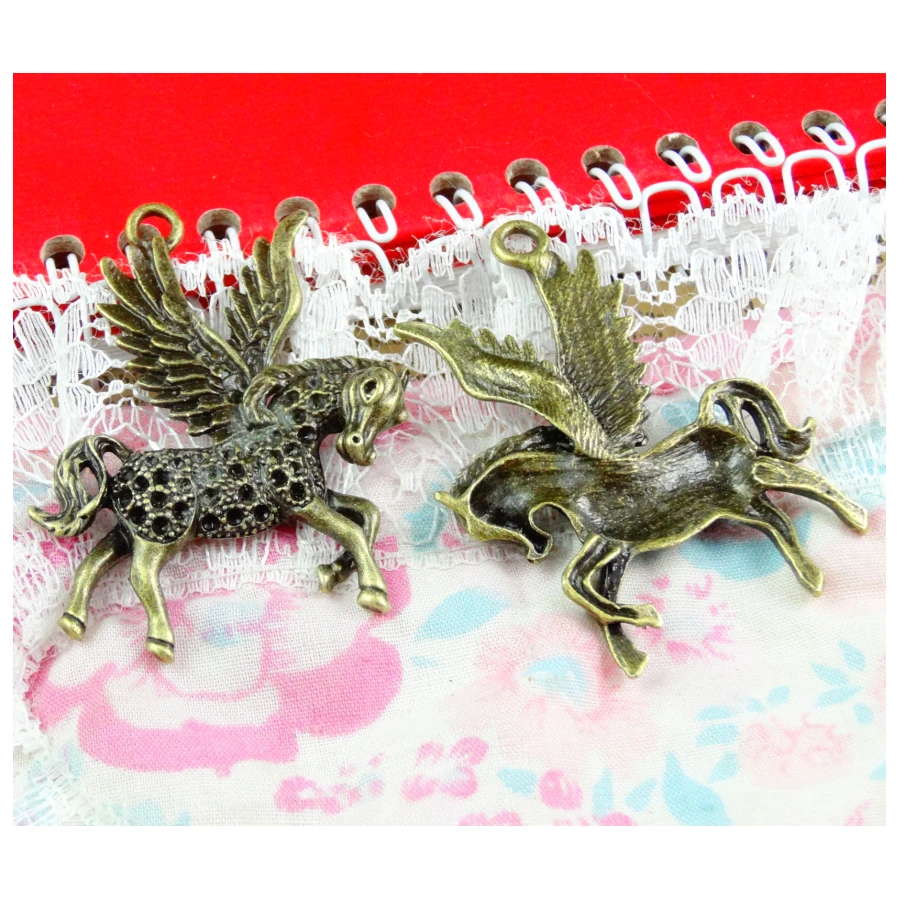 10pcs 51*37.5MM Vintage Horse Charms Pendant Antique bronze Fit Bracelets Necklace DIY Metal Jewelry Making (art.: 3a37f438bfe) - 3a37f438bfe