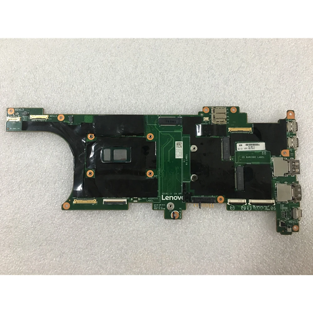 

Original laptop Lenovo ThinkPad X1 Carbon 5th Gen 20HR 20HQ motherboard main board i7-7600U CPU 16GB 01AY073