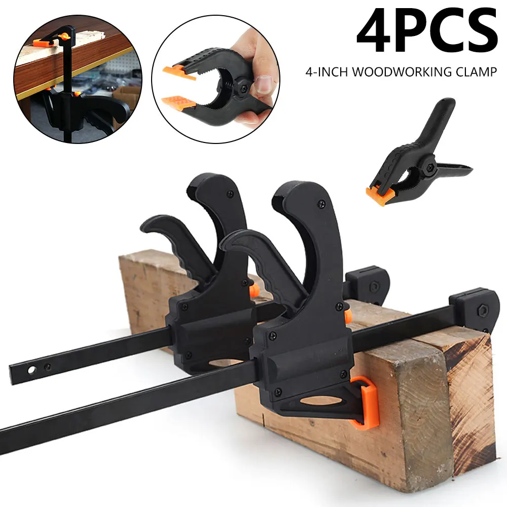 

Пружинные зажимы для деревообработки, тяжелые пластиковые Пружинные зажимы, набор зажимов для деревообработки идеально подходит для проек...