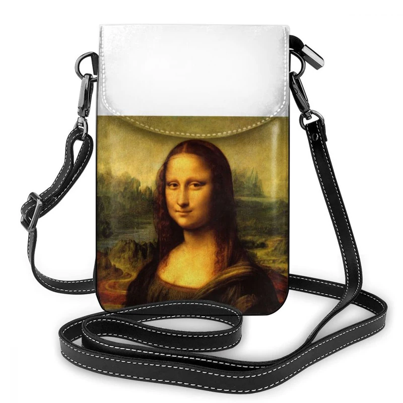 

Mona Lisa Shoulder Bag Mona Lisa Leather Bag High quality Print Women Bags Crossbody Pattern Shopping Purse