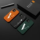 Чехол для телефона с именем под заказ для iPhone 12 Pro Max, роскошный кожаный чехол 11 13 Mini 8 Plus SE 2020 для Apple iPhone 12, чехол 7 X XS XR