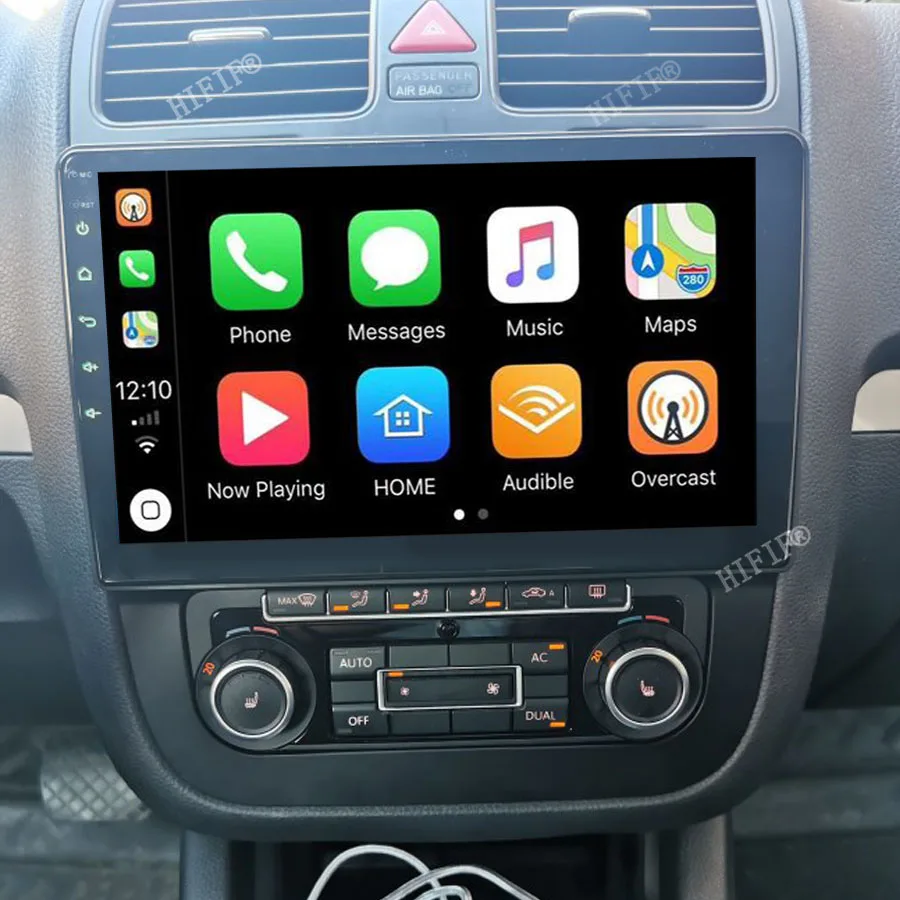 Автомобильный радиоприемник 10 дюймов android 2 дюйма для vw Jetta 5 2005-2010 четырехъядерный