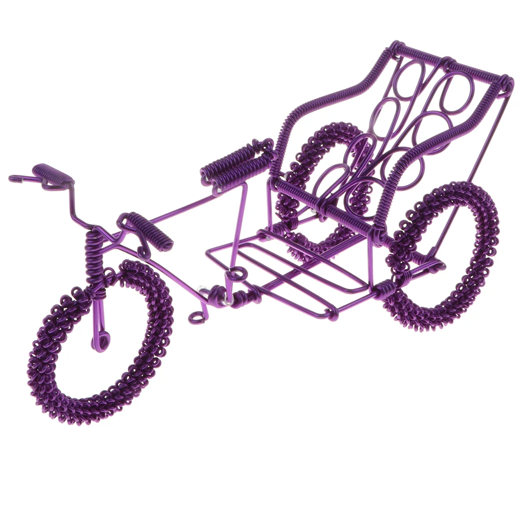 

Aluminium Art Crafts Diecast Flower Wheel Tricycle Bike Model Toy