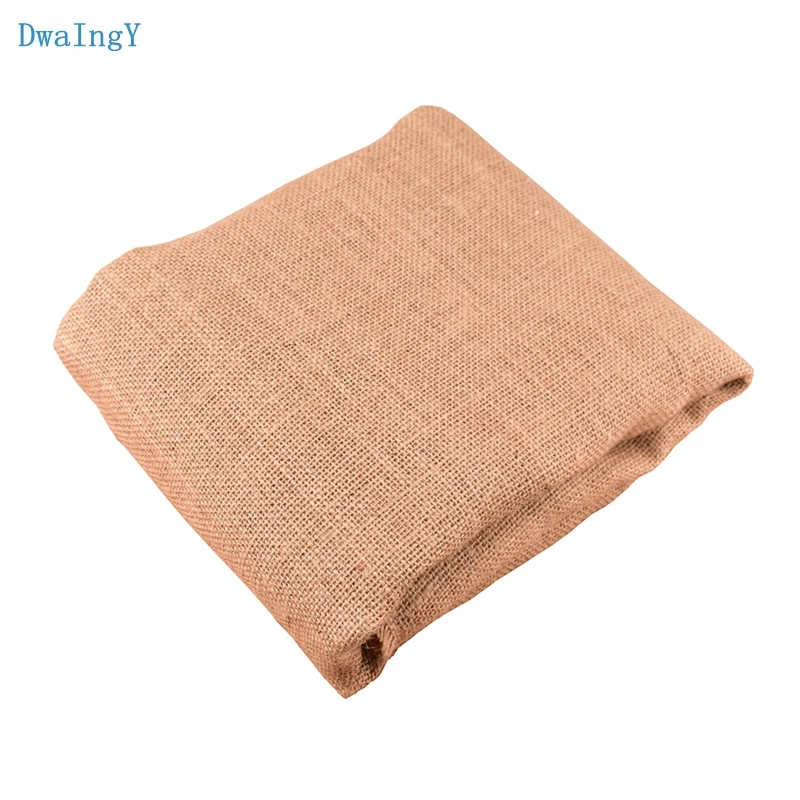 DwaIngY 5050# натуральная джутовая ткань мешок льняная ткань для DIY ручной работы/сумки для хранения/рождественские украшения 160*50 см/шт