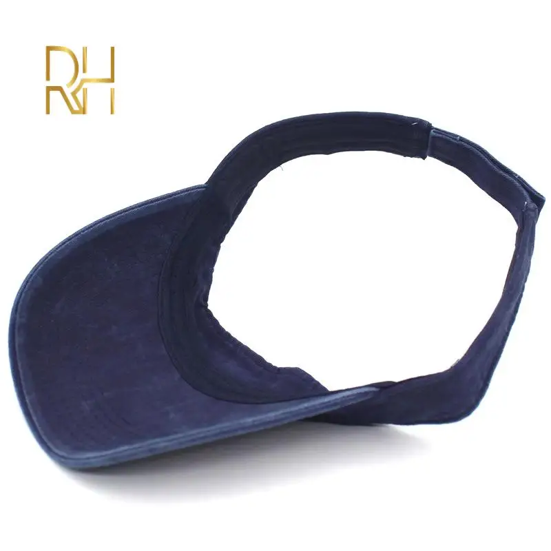 Легкая шляпа с вышивкой пустой верх козырек шапки регулируемая Потертая