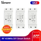 3 шт. SONOFF RF Wifi беспроводной DIY умный переключатель Moudle Поддержка приложенияRFVoiceLAN управление для умного дома работает с 433 МГц пультом дистанционного управления работать с Алиса