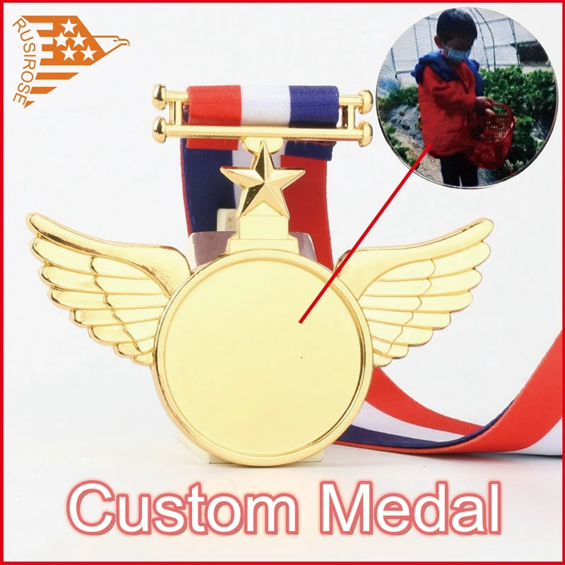 

Custom blank metal competition medals, children's award medal badges, free design Medal, Running Sports Taekwondo Medals custom