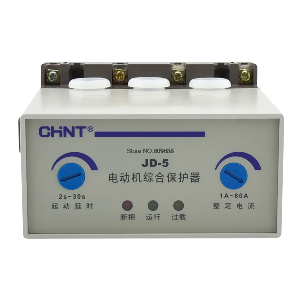Оригинальные CHINT/реле стартера мотора комплексной защиты JD 5 1 80A (0.5 40KW) 220V реле|relay