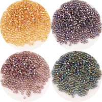 360pcs 3mm 80 square spacer czech glass seedbeads square hole colorful glass rice beads for diy art beaded jewelry making 10g
