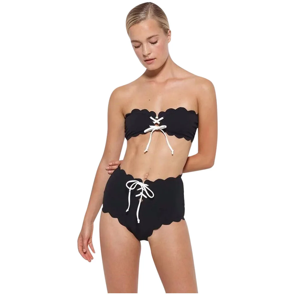 

Sexy Womens Solid Bandage Bikini Push-Up Pad Swimwear Swimsuit Beachwear Set Summer Swimwear Bathing Suit LW 0109