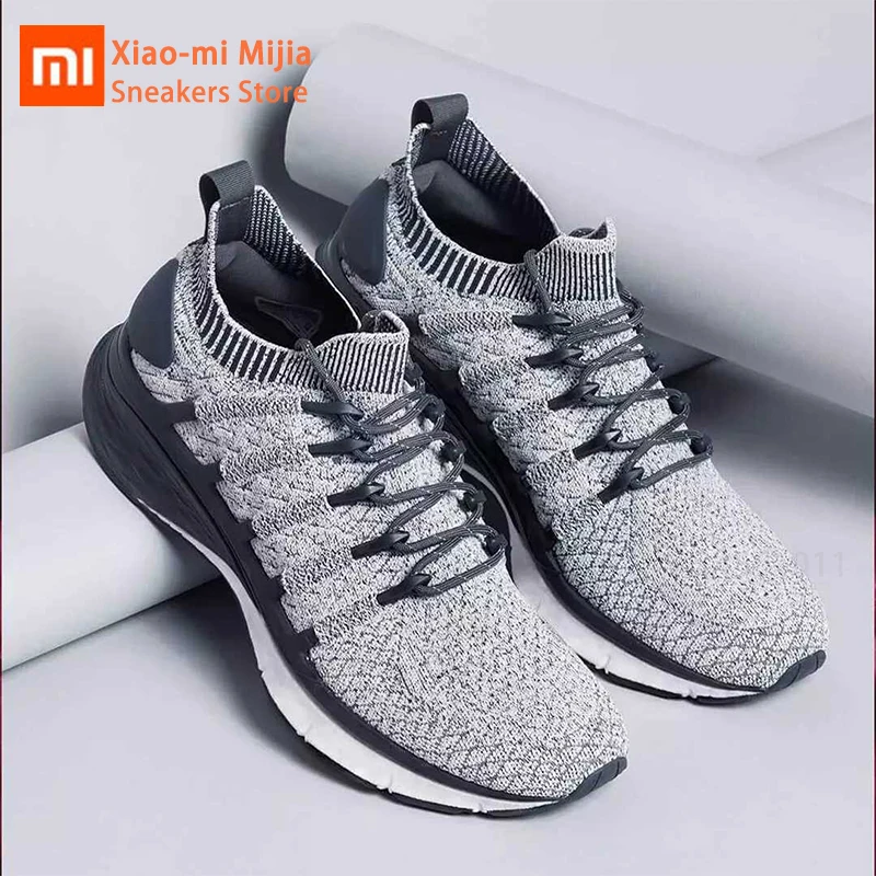 Xiaomi Mijia Sneaker 3 мужские спортивные кроссовки с замком Fishbone эластичная трикотажная