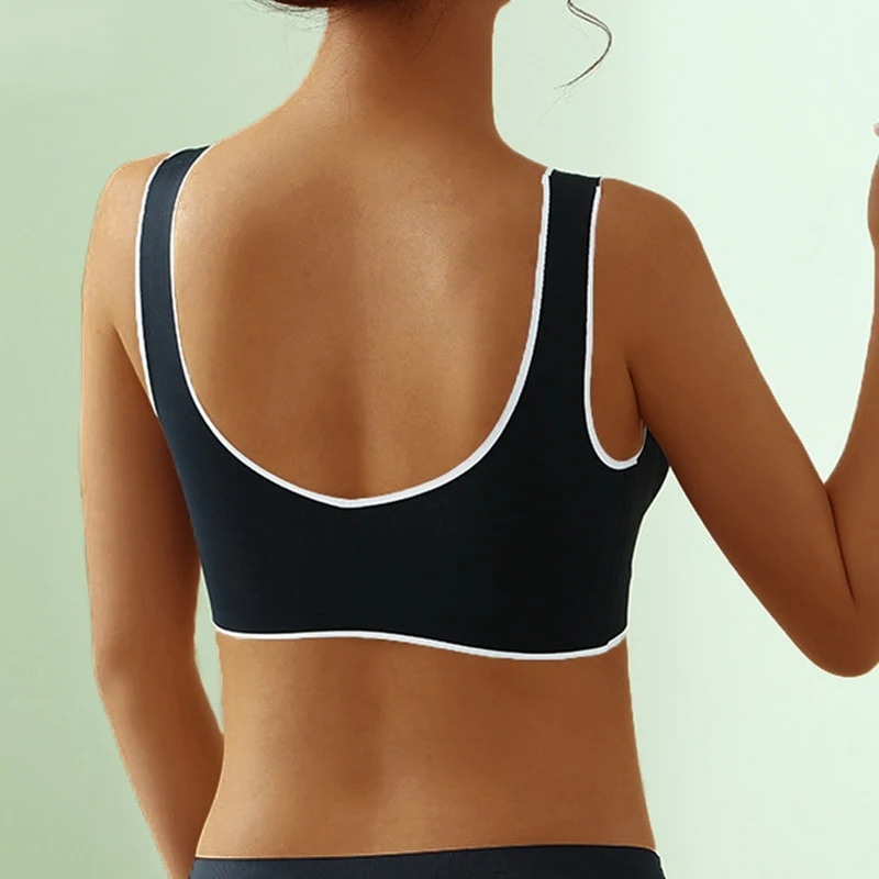 

Women Bras 2021Newunderwear Women Thin No Steel Ring Ultra-Light Gather Sports Vest Sleep Bra 6 Colors Available Ladies Bras