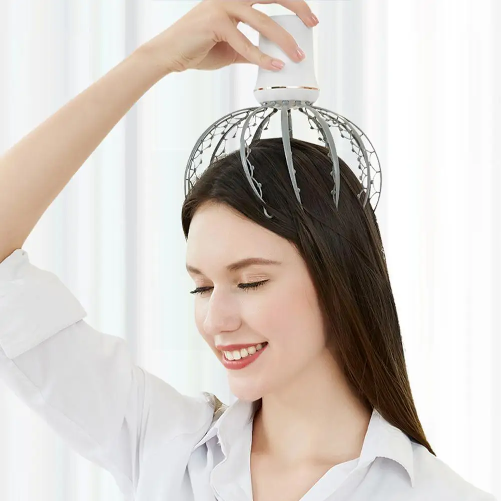 

Electric Head Massager Octopus Scalp Relaxation Massage Modes Care Relief Tension Anti-stress Remove Tool Health Muscle 3 L1K8
