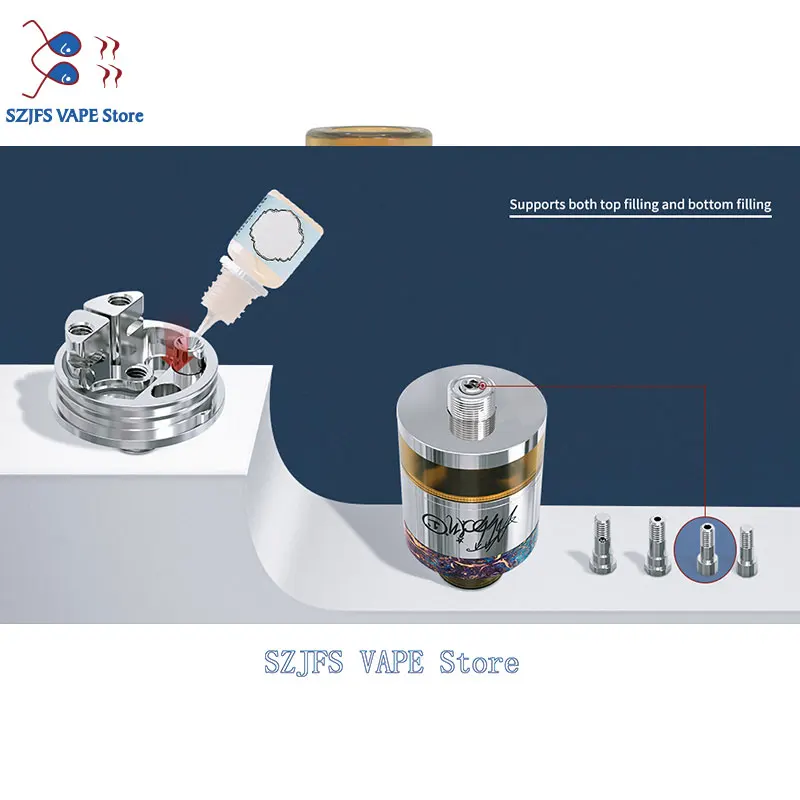 Бак для электронной сигареты SXK сборный rda rtda 4 мл 510 резьбы механический мод