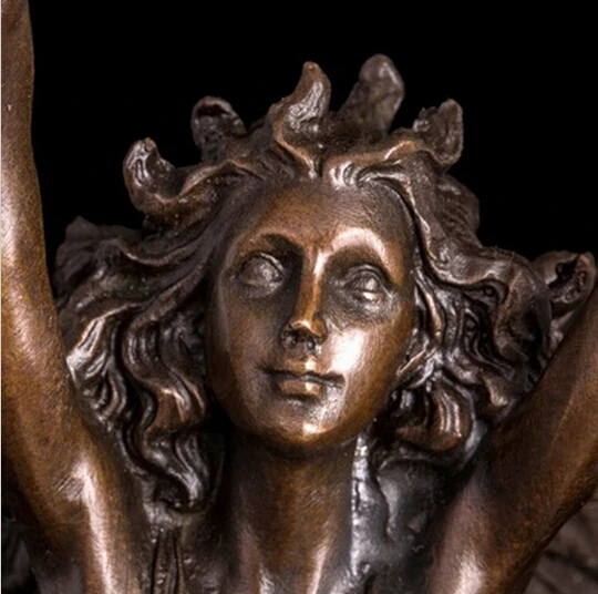 --- 410 + абстрактная Художественная Скульптура бронзовая медная мраморная основа