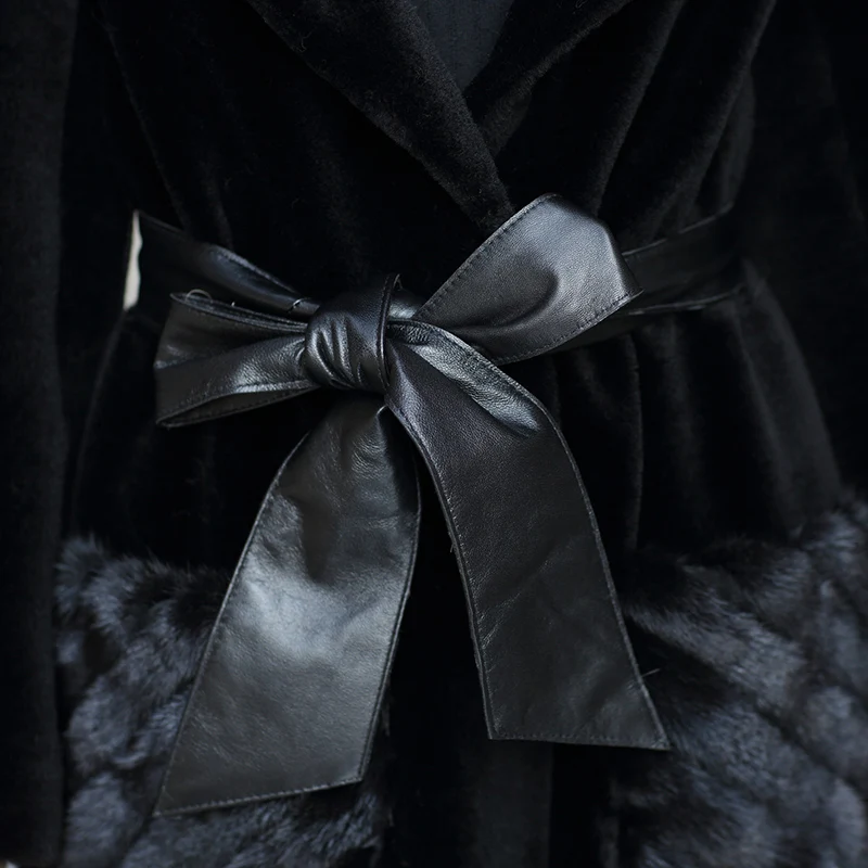 Женская шерстяная куртка с капюшоном из натуральной овечьей шерсти карманами