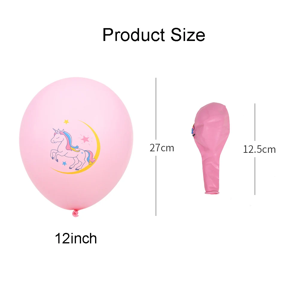 Латексные воздушные шары в виде единорога 12 дюймов украшение балуна Happy для