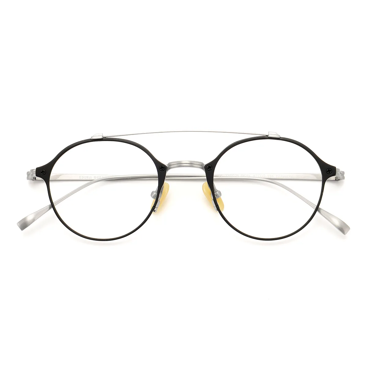 Очки-авиаторы мужские круглые в японском стиле легкая титановая оправа