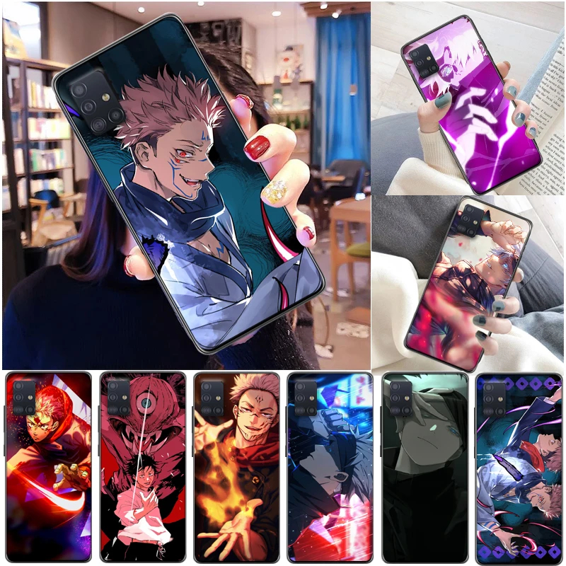 

Jujutsu Kaisen Sukuna Satoru Gojo Fushiguro Megumi Yuji Itadori Phone Case For Samsung Galaxy A51 4G 5G A71 Coque Carcasa Funda