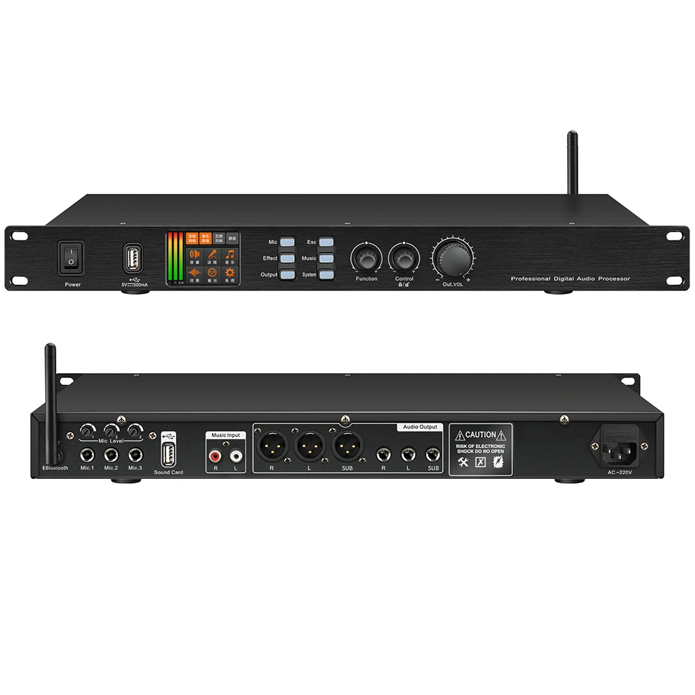 Paulkitson K1800 процессор караоке аудио 32 бит Dsp пре эффекты KTV Профессиональный