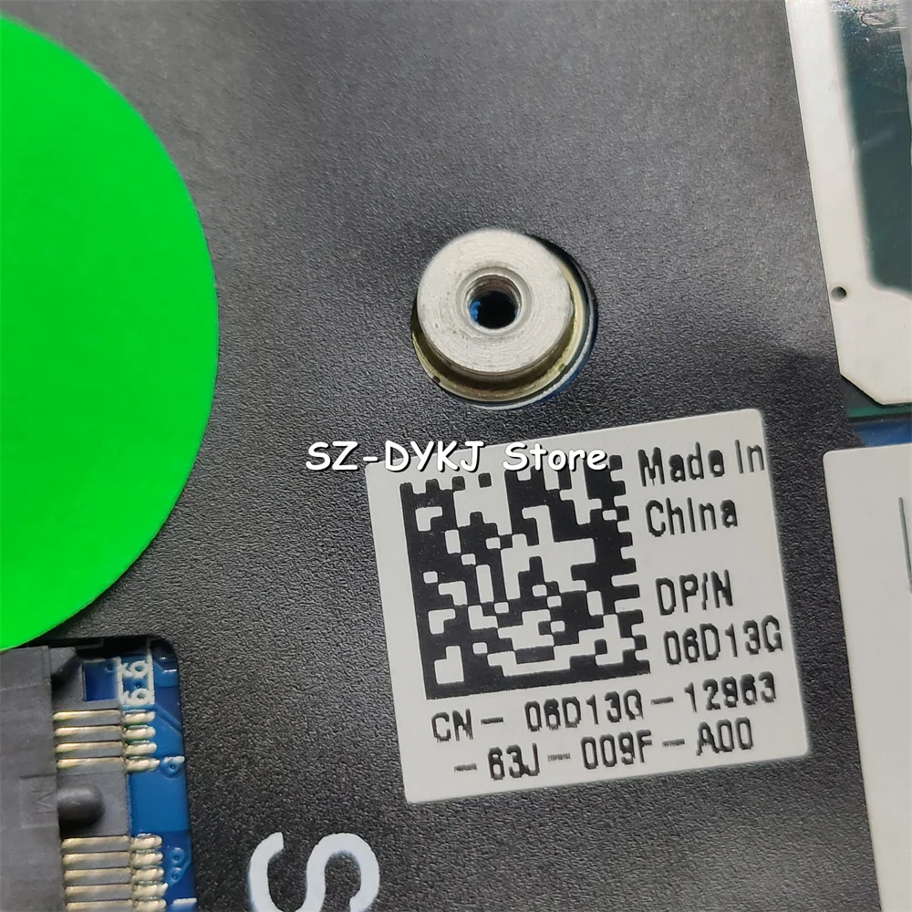for dell xps 13 9350 la c881p laptop motherboard with i7 6560u cpu 8gb ram cn 06d13g 6d13g 06d13g mainboard 100 tested work free global shipping