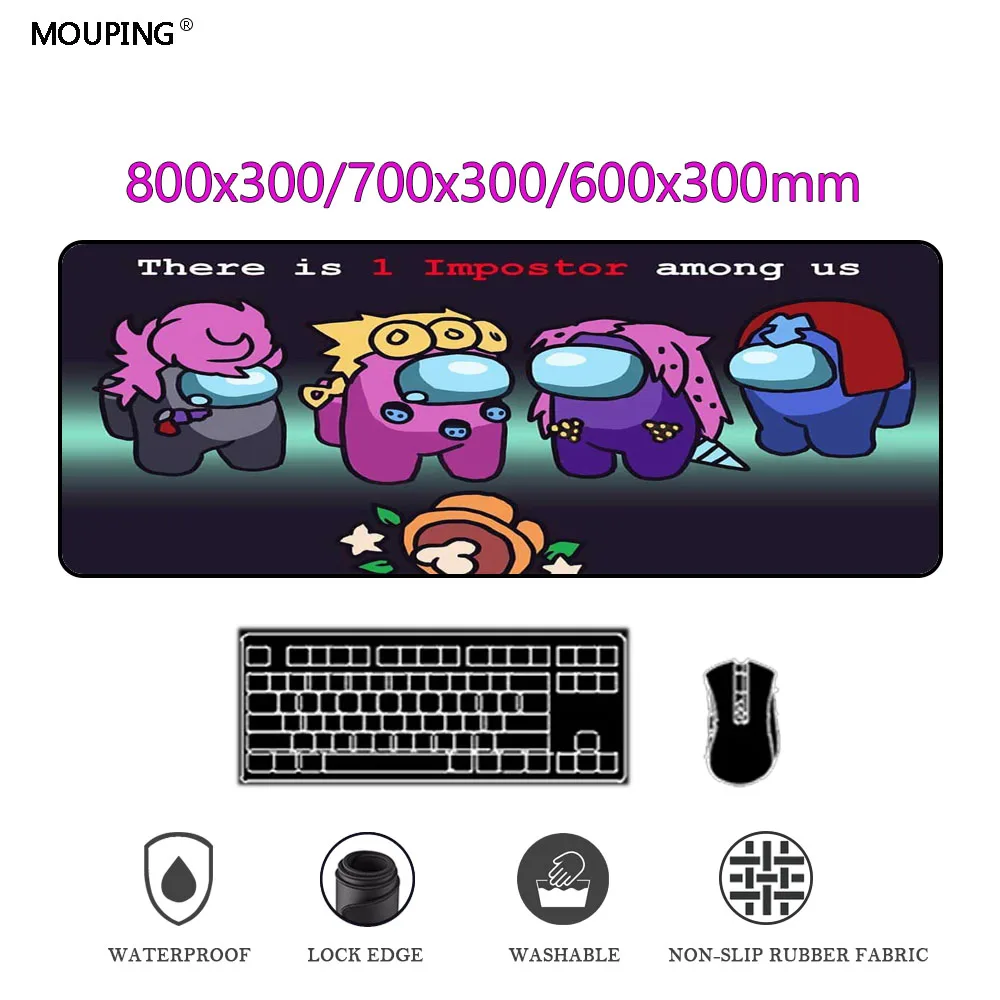 

Anime Mouse Pad Among Us Mausepad Gamer Keyboard Pc Gaming Accessories Desk Pad Rug Deskmat Computer Table Carpets DropShipping