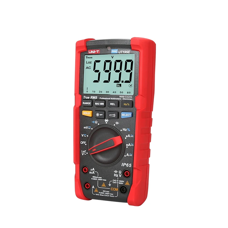 UNI T тестер True RMS цифровой мультиметр профессиональный промышленный IP65