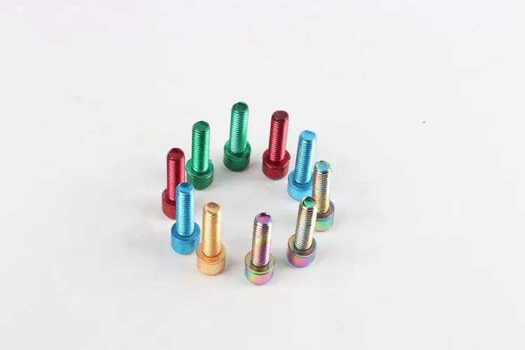 6 шт M5 * 18 мм велосипедный вынос руля винт для на шлем MTB дорожный велосипед